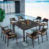 Whole Selling Comfortable Leisure Outdoor Using Rattan Garden Dining Set Furniture with Chair& Table (YTA581&YTD020-3)