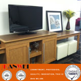 Laminated HPL Finished Ash Wooden Furniture TV Stand