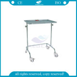 AG-Ss029A Height Adjustable Medical Hospital Instrument Stainless Steel Trolley for Sale
