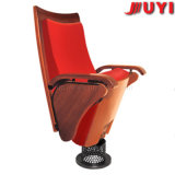 China Manufacture Powder Coating Steel Frame Fire Retardent Fabric Cover Padded Seats Church Chairs Price