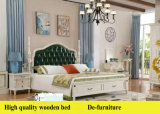 New Arrival Ciff America Style Leather Bed, Korean Leather Bed (L097)