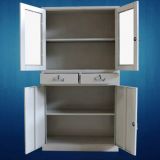 4 Layers 4-Door File Storage Cabinet Steel Wardrobe Cabinet/Shelf
