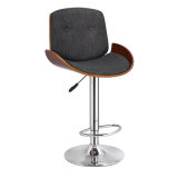 Modern Wooden and Fabric Adjustable Bar Chair for Sale (FS-WB1965)