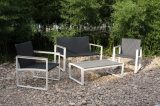Simple Rattan Lounge Sofa Set Garden Patio Outdoor Furniture (FS-4110+FS-4111+FS-4112)