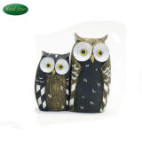 Lovely Resin Owl Family Sculpture for Indoor Decoration