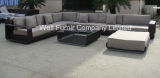 Deep Seating Wicker Sectional Sofa / Poly-Rattan Sofa Set/Patio Furniture