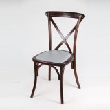 Solid Wood X Back Wedding Banquet Chair