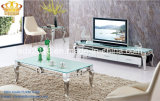 High Quality Modern Tempered Glass Coffee Table Sj807+Cy129