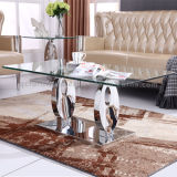 Simple Style Modern Termpered Glass Coffee Table