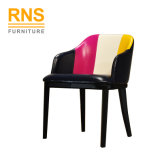 D030 Wholesale High-Grade Imitation Wood Leather Dining Chair