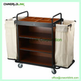Multifunction Housekeeping Cart Hotel Service Trolley for Cleaning