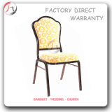 Mahogany Structure Beige Fabric Dining Fete Chairs (BC-110)