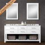 Fed-1992 72 Inch Double Sinks Marble Top Cheap Modern Bathroom Cabinets