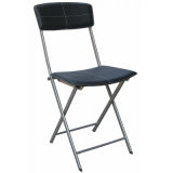 High Quality Black Office Traning Folded Chair with Back (FS-435)