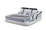 American Modern Bedroom Furniture Set Soft Leather Bed