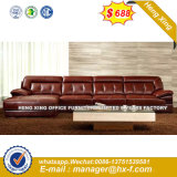 Modern Design Living Room Leather Corner Reception Sofa (HX-SN8074)