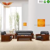 Office Furniture Genuine Leather Sofa (HY-S887)
