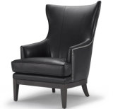 Leather and Wood Sofa Chair Big Sofa Chair (M-X1052)