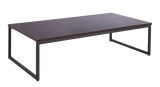 Simple Design Black Glass Coffee Table (CT035)