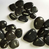 Black High Polished Natural Cobble &Pebble Stone (SMC-PB025)