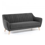 European Furniture Living Room Crushed Velvet Fabric Sofa