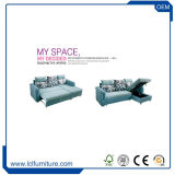 Modern Fabric Corner Sofa Bed with Storage