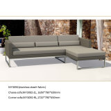 Stainless Steel +Fabric Outdo Sofa