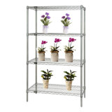 Easy Assemble Greenhouse Wire Display Shelving for Flower