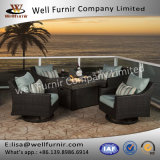 Well Furnir Rattan 5 Piece Deep Seating Group with Cushion WF-17003