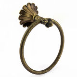 Sanitary Ware Hardware Bathroom Accessories Towel Ring in Plated Antique Brass