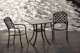 Cast Aluminized Beach / Patio / Courtyard Hot Pot Dinner Table and Chairs