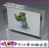 Plastic Display Double Sided Acrylic Photo Frame with Magnets
