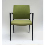 Stackable Fabric Type Meeting Chair with Writting Tablets