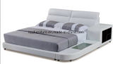 Adjustable Bedroom Set Modern Soft Leather Bed With Storage