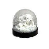 Decoration Crafts Polar Bear Acrylic Crystal Ball Snow Globe