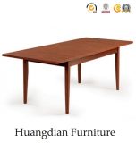 Brown Rectangle Wooden Restaurant Dining Table (HD059)