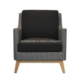 Wholesale Luxury Fabric Velvet Upholstery Sofa Chair with Wooden Frame
