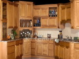 Solid Wood Kitchen Cabinet and Kitchen Furniture#215