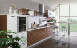 Wooden Melamine Kitchen Cabinets Made in China (ZS-153)