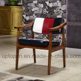 Typical Picture Printed Wooden Frame Restaurant Chair (SP-CE653)