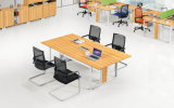 Simple Design Metal Based Wood Reception Conference Meeting Table