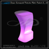 PE Plastic Modern LED Bar Chair with Color Changing
