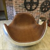 Modern Creative Rocking Aluminum Leather Chair
