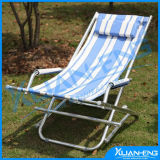 Beach Chair Sun Chair Folding Chair with Polyester Wadding Pillow