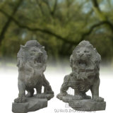 Lion Marble Statue Sculpture, Animal Sculpture