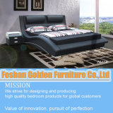 Bedroom Furniture- Latest Soft Leather Beds (2840)