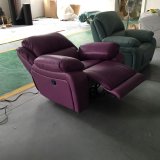 Purple Color Manual Type Recliner Sofa (725)