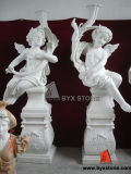 Chinese White Marble Stone Sculpture/Statue for Outdoor Decoration