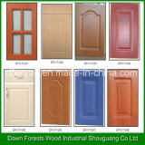 PVC Membrane MDF Kitchen Cabinet Door Customized Design
