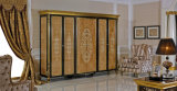 0061 Golden Europ Royal Design Classic Solid Wood Wardrobe